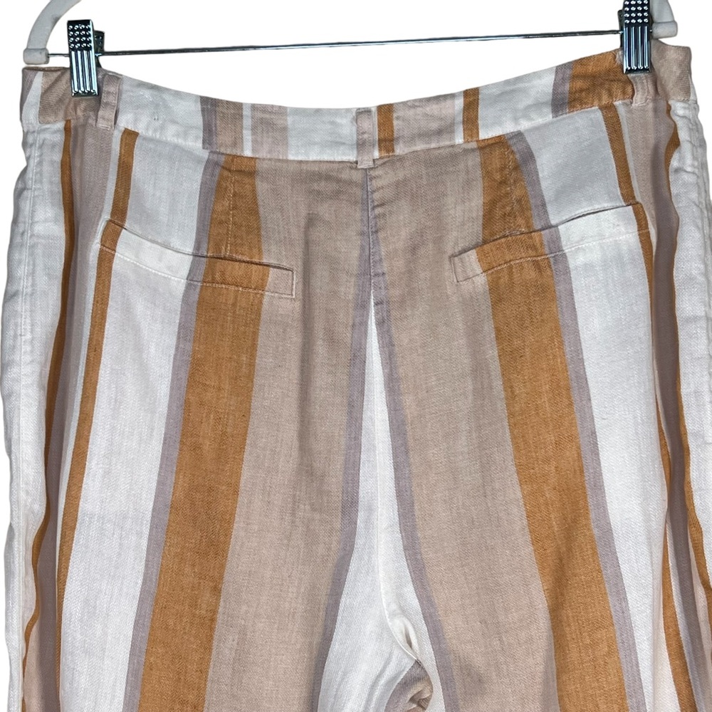 Chico’s Women’s Linen Blend Striped Lightweight Pants Chico’s 2 = US L/1… - Picture 6 of 13